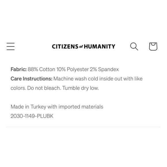 NWT Size 34 - Citizens of Humanity Isola Mid Rise Cropped Bootcut Jeans - Picture 14 of 14